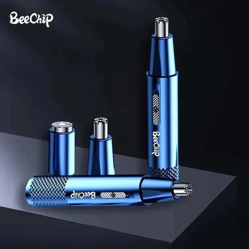 USB Rechargeable Nose Hair Trimmer - Metal Trimmer for Nose and Ear Hair