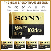 SONY Micro SD TF Card Mini 1TB - High Speed Memory Card