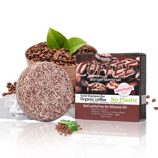 Coffee Flavored Shampoo, Nourishing Hair Essential Oil Soap, Handmade Soap, Men's Oil Control and Dandruff Removing Solid Shampoo