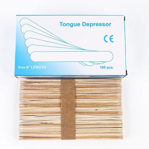 100pcs Beeswax Shaving Stick Wooden Removal Sticks Wax Waxing Disposable Sticks Beauty Toiletry Kits Wood Apply Wax Rod