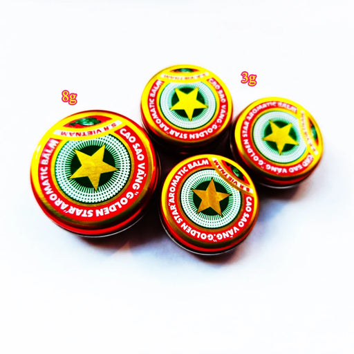 Newest Large 8g Vietnam Golden Star Summer Cooling Oil Solid Balm for Personal Relaxation and Mosquito Repellent Fragrance