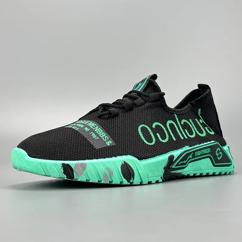 Men's Lightweight Sports Shoes - Summer New Breathable Mesh Versatile Men's Shoes - Anti-Slip Soft Sole Running Shoes - Men's Sneakers