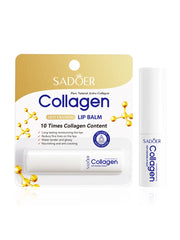 SADOER Collagen Lip Balm - Moisturizing, Anti-Cracking, Brightening, Repairing, Nourishing, Hydrating Lipstick for Lip Care