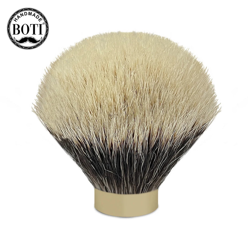 Boti Brush-NC Chubby Badger Hair Knot Bulb Type Shaving Brush Knot Men's Beard Tools Handmade