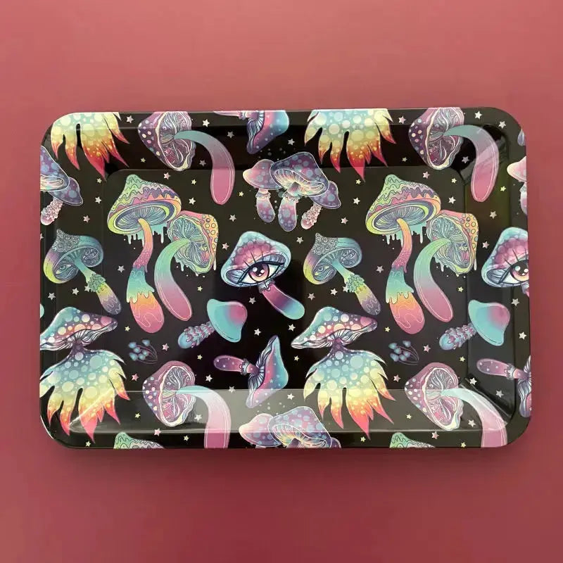 Collectible Metal Rolling Tray - 18x12.5cm (7x4.92inch) Collectible Metal Rolling Tray - 18x12.5cm (7x4.92inch) - Lacatang   Lacatang Shop Lacatang Shop 