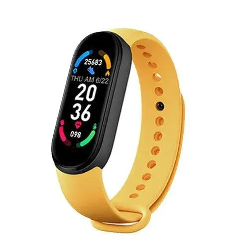 M6 Smart Watch Men Women Fitness Smart Bracelet Sports Band Heart Rate Sleep

M6 Smart Fitness Watch - Track Heart Rate & Sleep with this Innovative Smart Bracelet for Men and Women Other AliExpress Lacatang Shop 