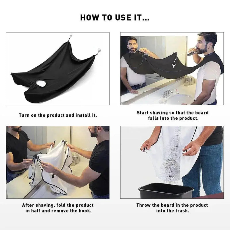 Shaving Apron Care Bib Face Shaving Apron for Man Shaved Hair Adult Shaving Apron Bib for Men – Hair Catcher & Clean Shave Solution Other AliExpress Lacatang Shop 