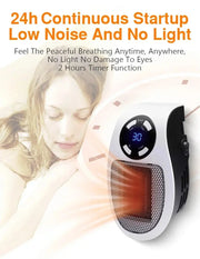 2025 popular wall-mounted heater mini hot air fan rapid heating electric heater office home heater small solar heater.