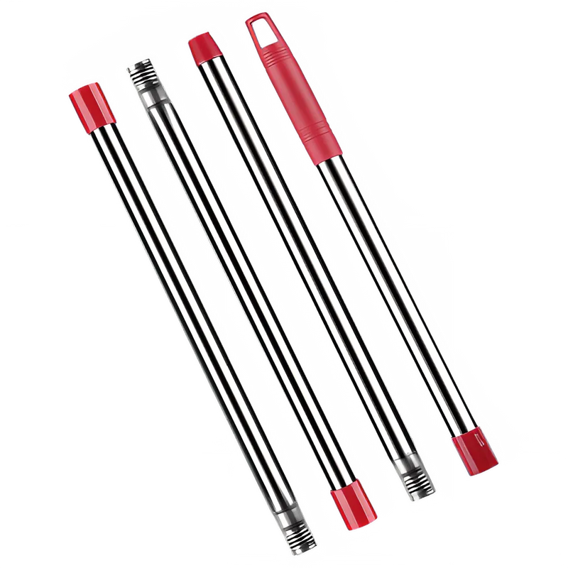 Rotating Mop Handle Replacement Stick - Adjustable Stainless Steel Mop Rod for Floor Cleaning