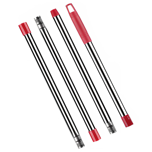 Rotating Mop Handle Replacement Stick - Adjustable Stainless Steel Mop Rod for Floor Cleaning