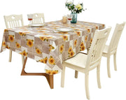 Indoor Outdoor Patio Premium Vinyl Rectangular Tablecloth, Flannel Backing, Spill Proof Wipeable Cover for Dining Table, Sunflowers Pattern, for Tables up to 60 X 84 Inch 

Spill-Proof Sunflowers Tablecloth for 60 x 84 Inch Tables - Ideal for Indoor/Outdoor Dining  AliExpress Lacatang Shop 