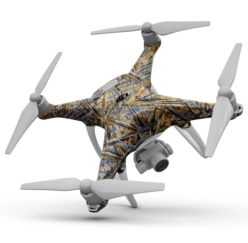 Abstract Wet Paint v4 - Full - Body Skin Kit for the DJI Phantom 4 Drone - Lacatang Shop
