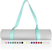 Adjustable Yoga Mat Carrier in Turquoise - Stylish & Convenient