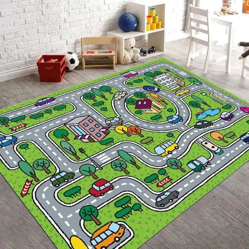 Adorable Cartoon Design Non - slip Area Rug for Living Room, Bedroom, and Gaming Space – Perfect Gift for Kids - Lacatang Shop