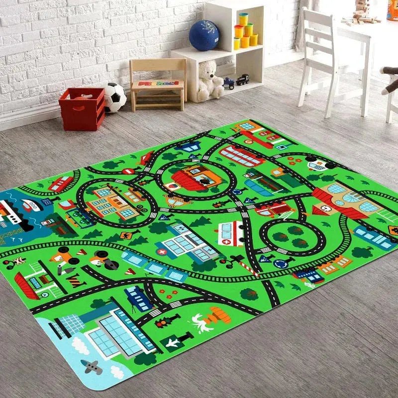 Adorable Cartoon Design Non - slip Area Rug for Living Room, Bedroom, and Gaming Space – Perfect Gift for Kids - Lacatang Shop