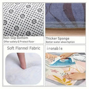 Adorable Cartoon Design Non - slip Area Rug for Living Room, Bedroom, and Gaming Space – Perfect Gift for Kids - Lacatang Shop