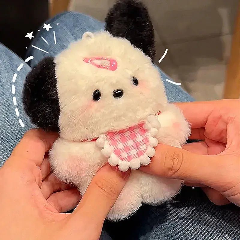 Adorable Plush Puppy Keychain - Cute Cartoon Bag Pendant for Women & Girls, Perfect Birthday Gift - Lacatang Shop