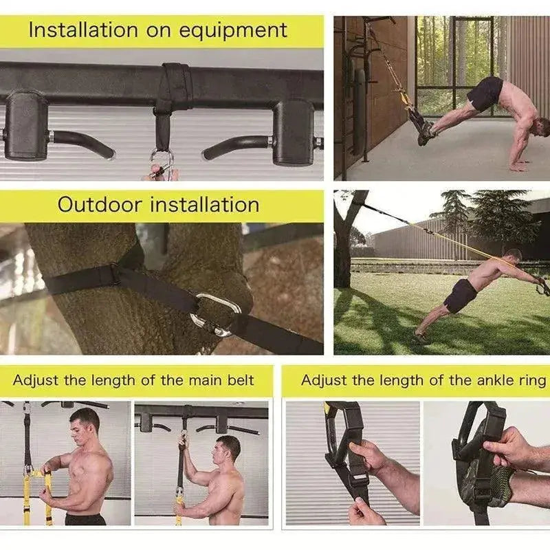 Suspension Training Band Fitness Strength Power Suspension Trainer 

Suspend Your Goals: Fitness Meets Strength with Suspension Training Bands  Other AliExpress Lacatang Shop 