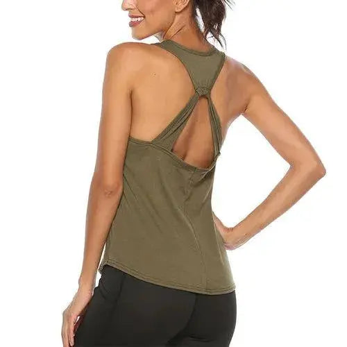 Yoga Shirt Women Gym Shirt Quick Dry Sports Shirts Cross Back Gym Top 

Stylish and Functional Yoga Shirt for Women - Quick Dry Sports Shirts with Cross Back Detail - Perfect Gym Top Other AliExpress Lacatang Shop 