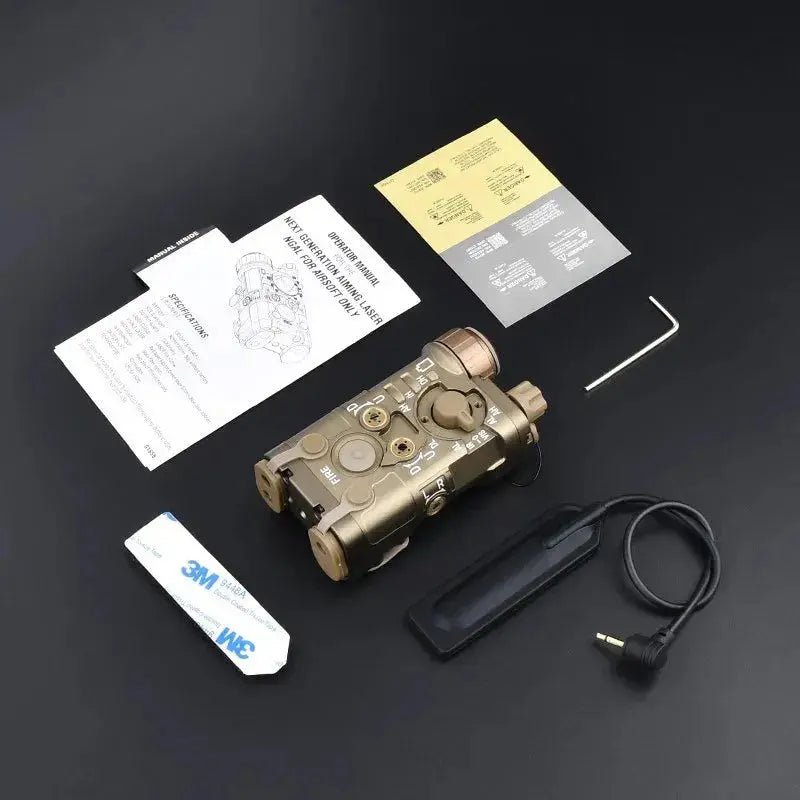 All Metal Tactical NGAL Pointer IR Red Dot Green Blue Sight Strobe LED Light Fit 20MM Rail Hunting Weapon Scout L3 - NGAL Laser - Lacatang Shop