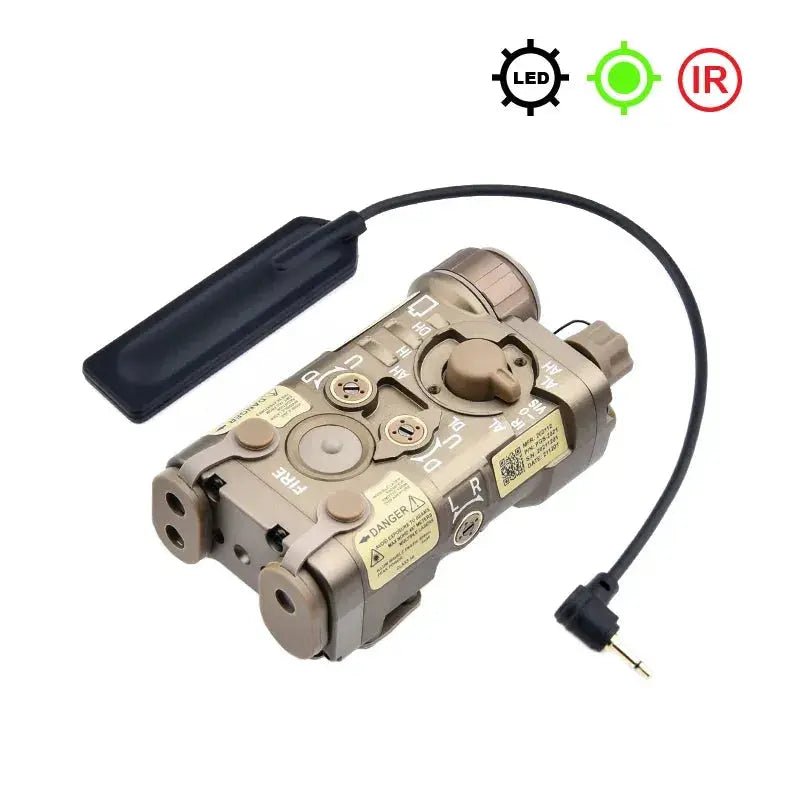 All Metal Tactical NGAL Pointer IR Red Dot Green Blue Sight Strobe LED Light Fit 20MM Rail Hunting Weapon Scout L3 - NGAL Laser - Lacatang Shop