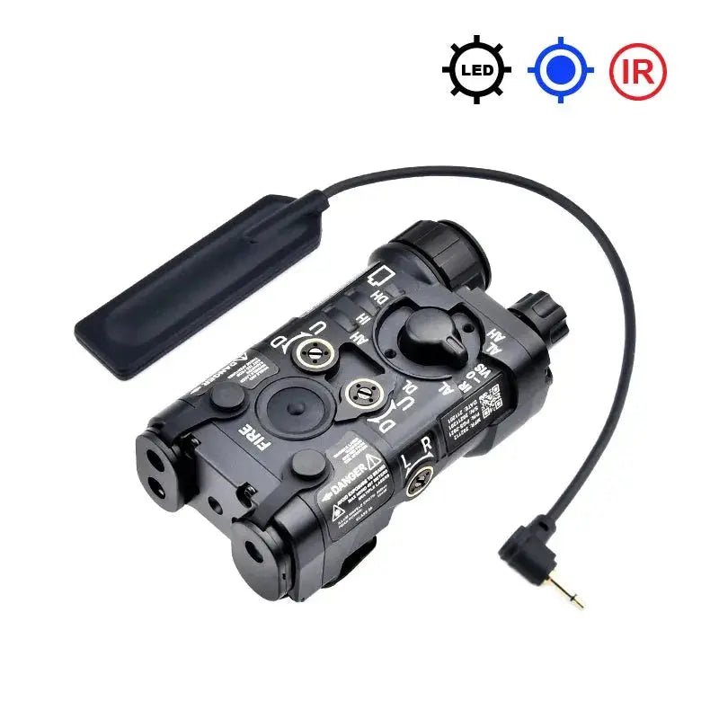 All Metal Tactical NGAL Pointer IR Red Dot Green Blue Sight Strobe LED Light Fit 20MM Rail Hunting Weapon Scout L3 - NGAL Laser - Lacatang Shop