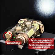 All Metal Tactical NGAL Pointer IR Red Dot Green Blue Sight Strobe LED Light Fit 20MM Rail Hunting Weapon Scout L3 - NGAL Laser - Lacatang Shop