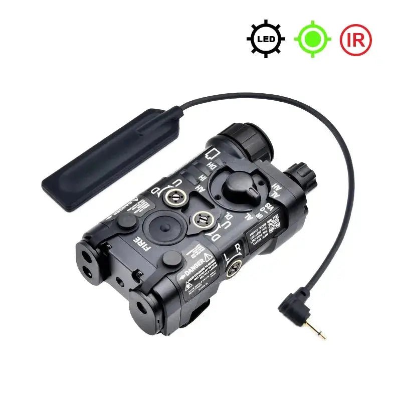 All Metal Tactical NGAL Pointer IR Red Dot Green Blue Sight Strobe LED Light Fit 20MM Rail Hunting Weapon Scout L3 - NGAL Laser - Lacatang Shop