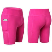 All Seasons Yoga Shorts Stretchable With Phone Pocket - Lacatang Shop