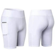 All Seasons Yoga Shorts Stretchable With Phone Pocket - Lacatang Shop