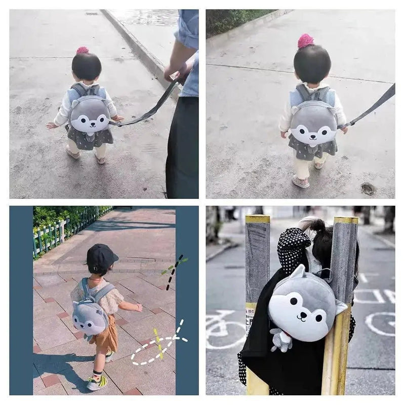Animal Backpack Leash for Toddlers,Baby Harness Backpack for Kids,Child Backpack Walking Leash,Plush Backpack Harness,Cute Backpack Leash,Toddler Tether Backpack (Dog) - Lacatang Shop