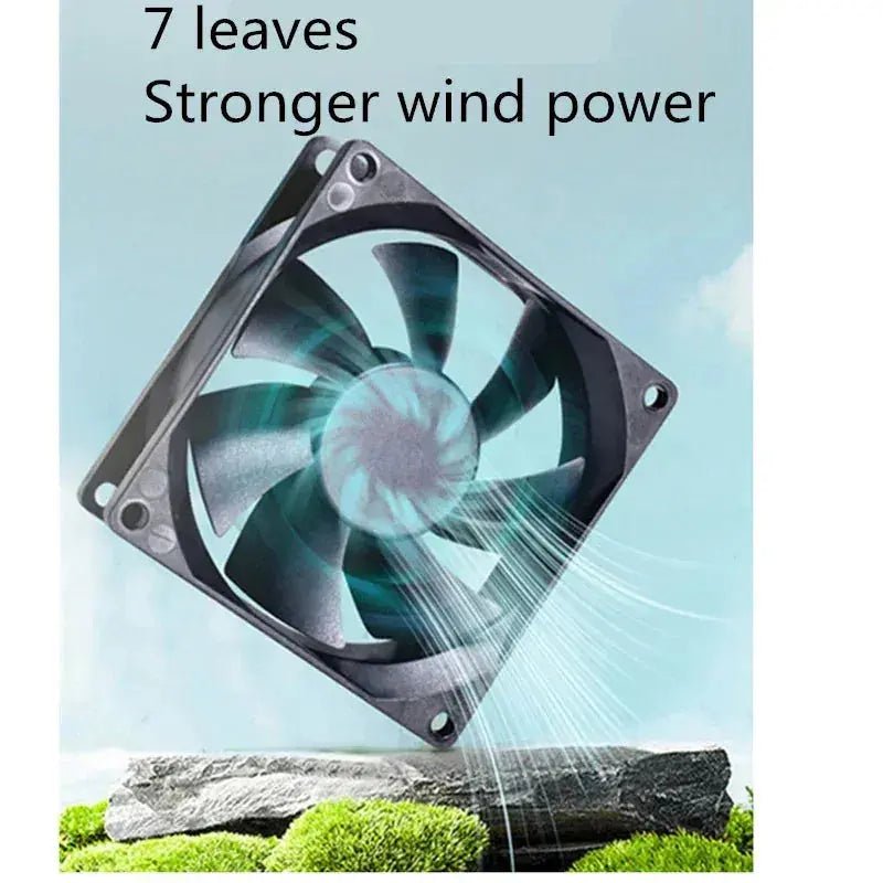 Aquarium Cooling Fan System for Fish Tanks - Adjustable Chiller with 2/3/4/5 Fan Options for Marine and Pond Use - Lacatang Shop