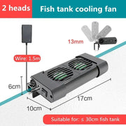 Aquarium Cooling Fan System for Fish Tanks - Chiller Control to Lower Water Temperature with 2/3/4/5 Fan Options for Marine and Pond Use - Lacatang Shop