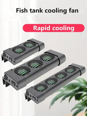 Aquarium Cooling Fan System for Fish Tanks - Water Temperature Control with 2/3/4/5 Fan Set for Marine and Pond Use - Lacatang Shop