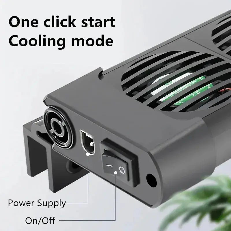 Aquarium Cooling Fan System for Fish Tanks - Water Temperature Control with 2/3/4/5 Fan Set for Marine and Pond Use - Lacatang Shop
