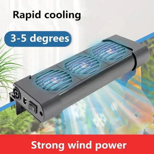 Aquarium Fish Tank Cooling Fan System for Temperature Control - 2/3/4/5 Fan Set for Marine and Pond Use - Lacatang Shop
