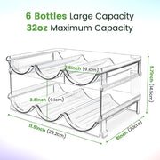AquaStack: 4 - Pack Bottle Organizer & Storage Rack - Lacatang Shop