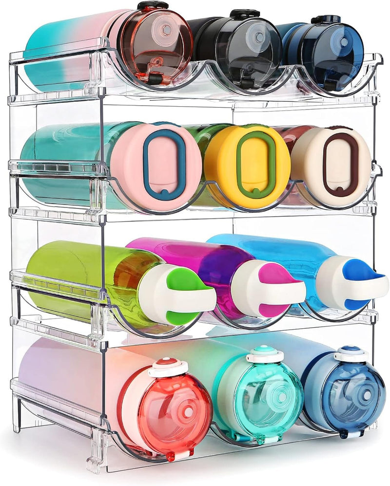 AquaStack: 4 - Pack Bottle Organizer & Storage Rack - Lacatang Shop