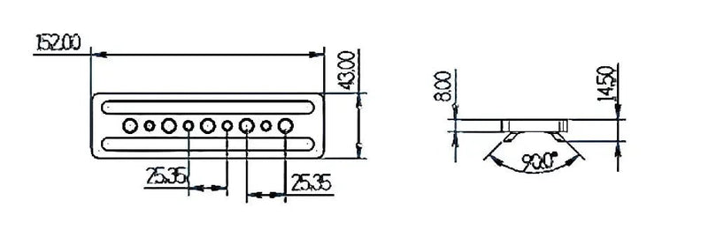 ARRI mini LF Fixed Base Plate is suitable for Steadicam, Trinity,DJI Ronin 2 Stabilizer - Lacatang Shop