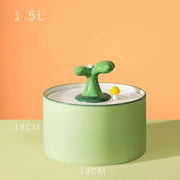 Automatic Ceramic Cat Water Fountain - 1.5L Pet Dispenser - Lacatang Shop