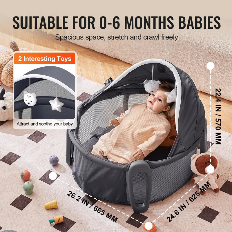 Baby GoDome with Canopy & Toys - Lacatang Shop