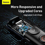 Baseus Wireless Presenter Pen 2.4Ghz USB C Adapter Handheld Remote Control Pointer Red Pen PPT Power Point Presentation Pointer - Lacatang Shop