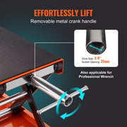 VEVOR Motorcycle Lift, 1100 LBS Motorcycle Scissor Lift Jack with Wide Deck & Safety Pin, 3.7-13.8 Center Hoist Crank Stand, Steel Scissor Jack for Street Bikes, Cruiser Bikes, Touring Motorcycles