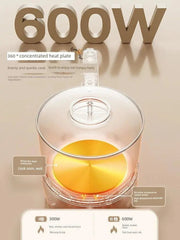 Bear Split Electric Caldron Dormitory Students Pot For Home Multi - Functional Milk Pot Cooking Noodle Pot Small Electric Pot Electric Food Warmer - Lacatang Shop