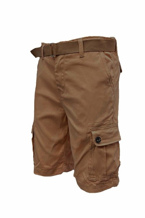 Belted Cargo Shorts for Men - Lacatang Shop