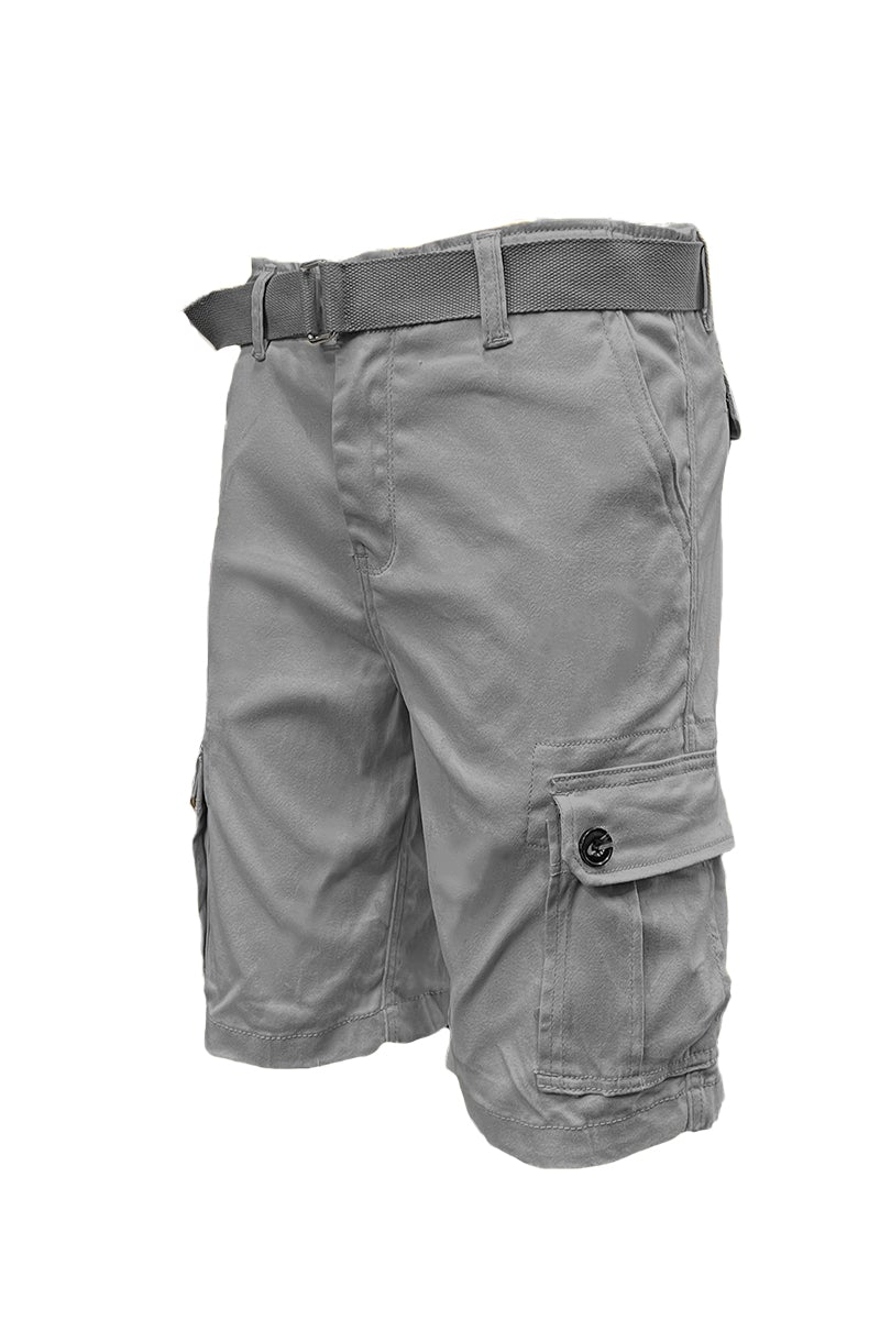 Belted Cargo Shorts for Men - Lacatang Shop