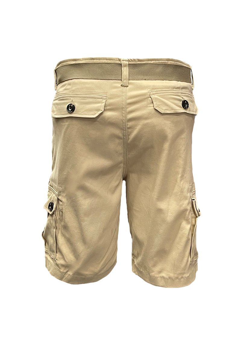 Belted Cargo Shorts for Men - Lacatang Shop