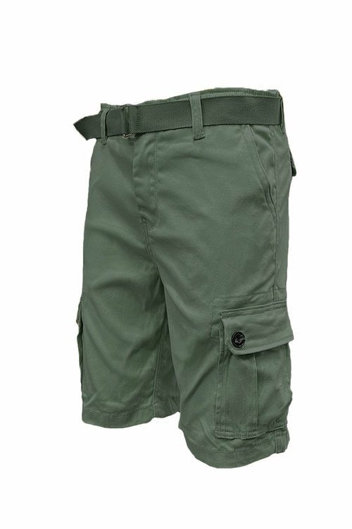Belted Cargo Shorts for Men - Lacatang Shop
