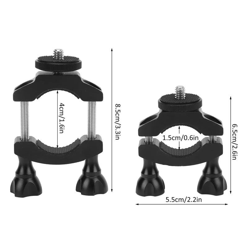 Bicycle Camera Clip 1/4 in Motorcycle Tripod Clamp Holder for Bicycle Motorbike Sports Camera new - Lacatang Shop