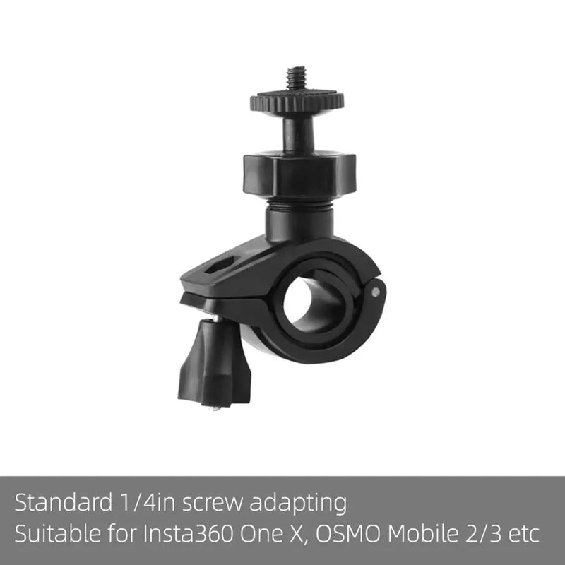 Bicycle Mount Holder Bike Clamp Stander Clip for Insta360 One X OSMO Mobile 3/2 Clamping Pipe Diameter Range 15 - 31mm - Lacatang Shop